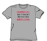 Everybody Lies - Adult Heather S/S T-Shirt For Men