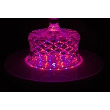 Fortune Products LB-RGBW-6 Super Bright 40 LED Light Base, 6-1/8" Diameter x 1-1/8" Height, Multi-Color