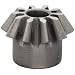 Boston Gear L147Y-P Bevel Pinion Gear, 2:1 Ratio, 0.188" Bore, 20 Pitch, 10 Teeth, 20 Degree Pressure Angle, Straight Bevel, Steel