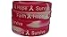 Breast Cancer Awareness Wristbands Pink Camo Silicone Bracelets 25 Wrist Bands