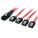 Startech.com 50cm Serial Attached SCSI SAS Cable - SFF-8087 to 4x Latching SATA