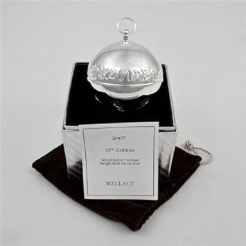 #!Cheap 2007 Sleigh Bell Silverplate Ornament by Wallace