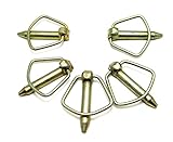 汎用 トラクター 農作業 農機具 耕運機 耕うん機 連結 用 リング ピン リンチ ピン リベット ピン セット (扇型 （強力タイプ）5個セット)