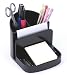 Officemate Recycled Deluxe Desk Organizer, Black (26022)