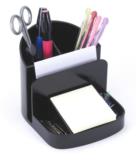 Officemate Recycled Deluxe Desk Organizer, Black (26022)