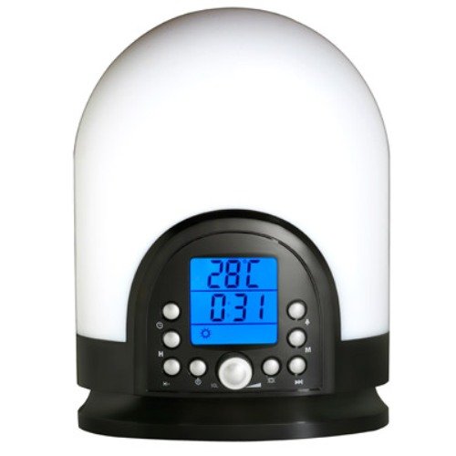 Clip Sonic - AR291 - Radio R&eacute;veil avec Lampe d'ambiance - Tuner FM