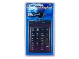 New Silicon and Soft 18- Key Mobile USB Numeric Keypad for Windows 7/ 98, 2000, ME, XP, Vista 32/7 (32 bit) - [Black]