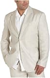 Cubavera Men's Linen Rayon Herringbone Jacket