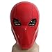 XCOSER Adult Red Hood Helmet Mask Costume Props for Halloween Cosplay