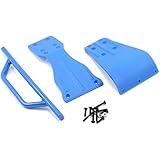 Front Bumper, Skid Plate, Chassis Brace,Blue: SC10