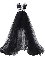 V-neck Strapless Satin/Tulle Cocktail Applique Ruched Beaded Lace-Up Evening Dress/Prom Dress/Party Dress 