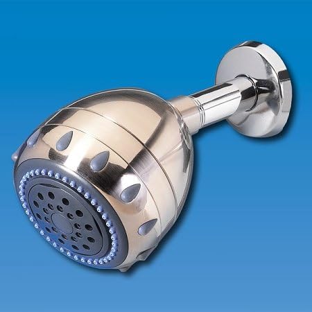 SH-SN-5 Deluxe Shower Filter 5 Spray Satin Nickel with KDF