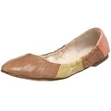 ALL BLACK Womens Eel Combo Ballet Flat