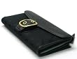 AUTHENTIC COACH BLEECKER SIGNATURE CHECKBOOK WALLET 40893 (Black/Black)