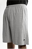  : Russell Athletic Men's Big & Tall Cotton Jersey Pull-On Short, Heather Grey, 2X