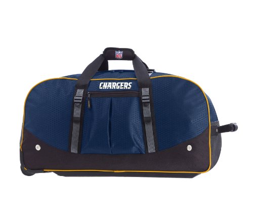 NFL San Diego Chargers Wheeling Packaged 35-Inch Duffel Bag