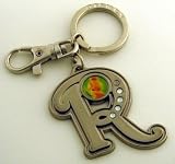 Tinker Bell Letter R Pewter Key Chain