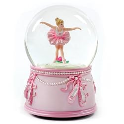 Ballerina Dancer and Bows - Water Globe