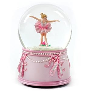 Amazon.com - Ballerina Dancer and Bows - Water Globe - Snow Globes