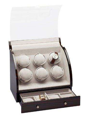 Rothenschild Accessories RS-326-6 E Watch Winder For 6 Watches Piano polish