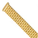 Watch Band Expansion Metal Stretch Gold Plated fits 12mm 13mm 14mm