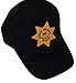 UAW Security Emblem Cap (Black-Gold ID-Private Security Security)