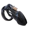 Bondage Keuschheitsk�fig Keuschheitsg�rtel Penisk�fig f�r M�nner in schwarz