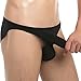 TiaoBug US Men's Long Bulge Pouch Bikini Brief