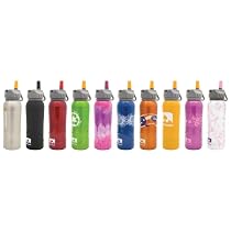 Nathan Stainless Steel 700 mL Flip Straw Bottle