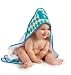 Mud Pie Initial Baby Boy Blue Initial Hooded Terry Towel