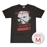 チャイルド・プレイTee/Child’s Play We’re Friends to the End Remember T-Shirt Sheer ホラー映画Tシャツ M【並行輸入】