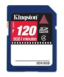 Kingston Technology SDV/8GB SDHC Video Card (Blue)