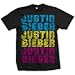 JUSTIN BIEBER SHIRTS - EXCLUSIVE - JUSTIN BIEBER RAINBOW T-SHIRT! BEST PRICE!