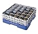 Cambro 25S1114184 Camrack Glass Rack - (6) Extenders, 25-Compartment, Beige