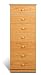 Oak 7-Drawer Lingerie Chest
