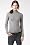Long Sleeve Turtleneck Variegated Rib Sweater