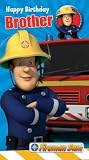 Fireman Sam - Brother Birthday Card With Badge