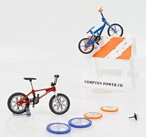 SET 2 BMX Fingerbike aus Metall + Rampe Hazard