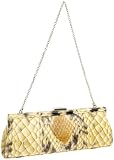 SONDRA ROBERTS NEW YORK Snakeskin Clutch