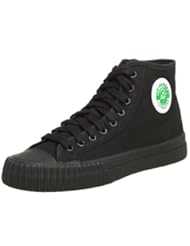 PF Flyers Sandlot Center High Sneaker,Black,Mens 9.5 M US/Womens 11 M US