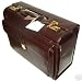 Mancini Burgundy Lawyer/litigator Leather Catalogue Briefcase