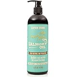 Premium Wild Alaskan Salmon Oil for Dogs By Captain Frank-16oz. Salmon Oil for Dogs. Fish Oil Liquid. 100% Natural & Toxin Free. Dog Fish Oil. Alaska Fish Oil.