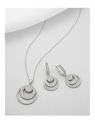 CZ Earrings In 92.5 Sterling Silver