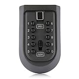 壁マウントキーストレージボックス，SODIAL(R)壁マウントキーストレージ安全ボックス　10桁のコンビネーションロック