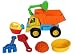 Dump Truck with Hoe Sand Toy Set (6 Pcs. Set)