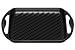from Le Creuset Le Creuset Cast Iron Square Grill, Satin Black, 24 cm Model 201270000