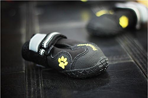Pet Labs Waterproof Dog Shoes (6, Black)