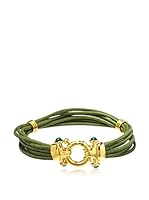 Bellavita Pulsera  plata de ley 925 milésimas bañada en oro