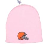 Cleveland Browns NFL Women's Pink Cuffless Classic Beanie Hat - Helmet Logo