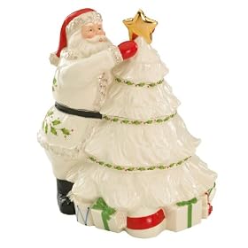 Lenox Holiday Santa Cookie Jar by Lenox